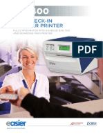 Rfid Check-In Counter Printer: Fully Integrated Rfid-Enabled Bag Tag and Boarding Pass Printer