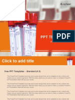 Biochemistry Blood Tests PowerPoint Templates Standard