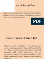 Definition of Report Text