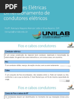 Aula 08 - Dimensionamento de Condutores - Prof Ranoyca
