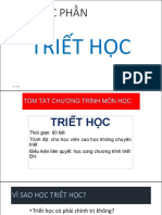 GIỚI THIỆU VỀ TRIẾT HỌC