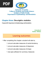 Chapter 3 Descriptive Statistics