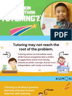 How Is Kumon Different Than Tutoring