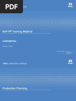 Sap PP 07 Production Execution