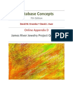 Database Concepts: James River Jewelry Project Questions