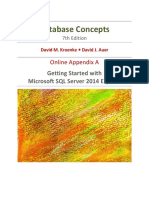 Database Concepts: Getting Started With Microsoft SQL Server 2014 Express