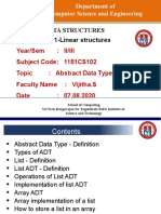 Data Structures Unit 1-Linear Structures