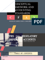 Conceptual Framework and Accounting Standards: C F A S