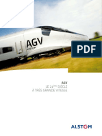 AGV, Automotrice à Très Grande Vitesse - Français