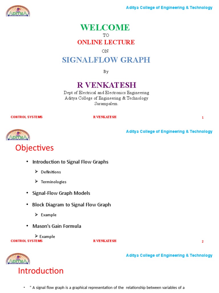 Understanding Signal Flow Graphs | PDF | Applied Mathematics | Teaching ...