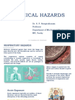 Chemical Hazards - Respiratory Hazard