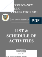 Accountancy Week Celebration 2021: Jpia - Bohol Federation