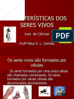 Características Dos Seres Vivos