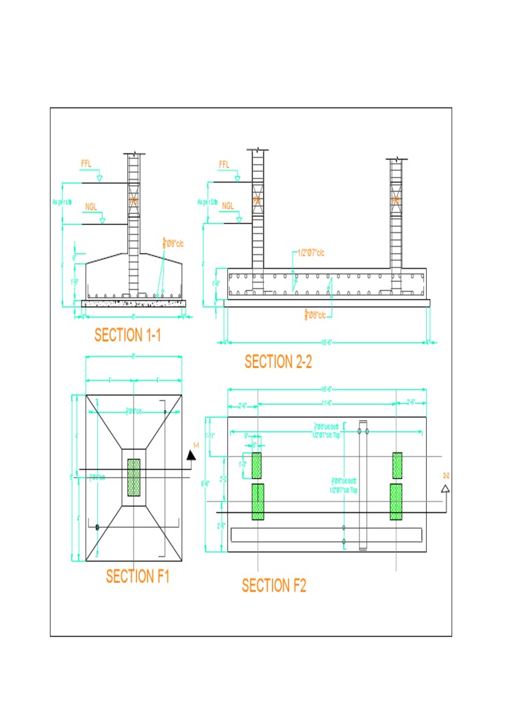 Foundation Structural Drawing Pdf Pdf