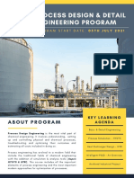 Process Design & Detail Engineering Program