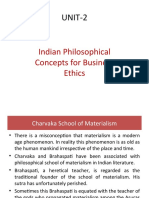 Indian Philosophical Concepts for Business Ethics: Charvaka School of Materialism