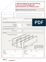 Fiche Pratique Je Calcule Les Espacements Entre Etais Pour Le Plan de Calepinage