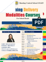 Buenlag Central School LDM Implementation Plan