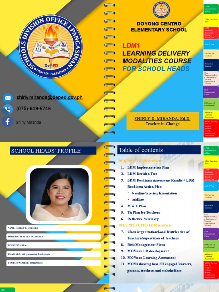 Learning Delivery Modalities Course: For School Heads | PDF | Teachers ...