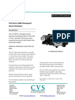 CVS Series 3400 Flameproof Smart Positioner: Instruction Manual