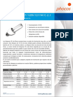 Datasheet CFL 11W 12Vdc ESP