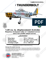 P-47D THUNDERBOLT INSTRUCTION MANUAL