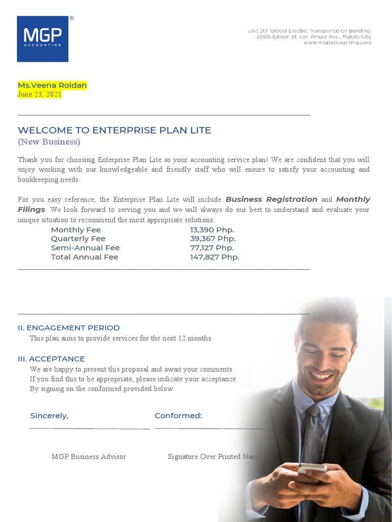 Enterprise Plan Lite Proposal | PDF