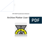 Archive Plotter User Guide: BTD-300 Thunderstorm Detector