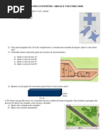 exercicios area e volume com gabarito