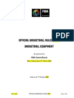 FIBA Basketball Equipment 2020 - V1