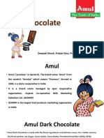 Amul Chocolate Cost Sheet