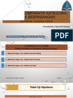 Analisis Komparatif Kategorik Tidak Berpasangan - FSF - 20182