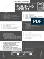 Self Publishing Checklist