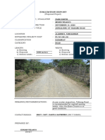 Proposed Asphalt Road Project Evaluation