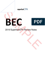 Sample: 2019 Superfastcpa Review Notes