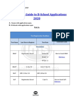 IMS' Ultimate Guide To B-School Applications 2020