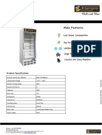 Upright 450L -20°C Freezer with Low Power Eco Design