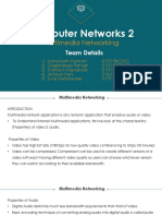 B22 - Multimedia Networking