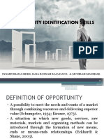 APT 2013 - T4 - Opportunity Identification Skilss