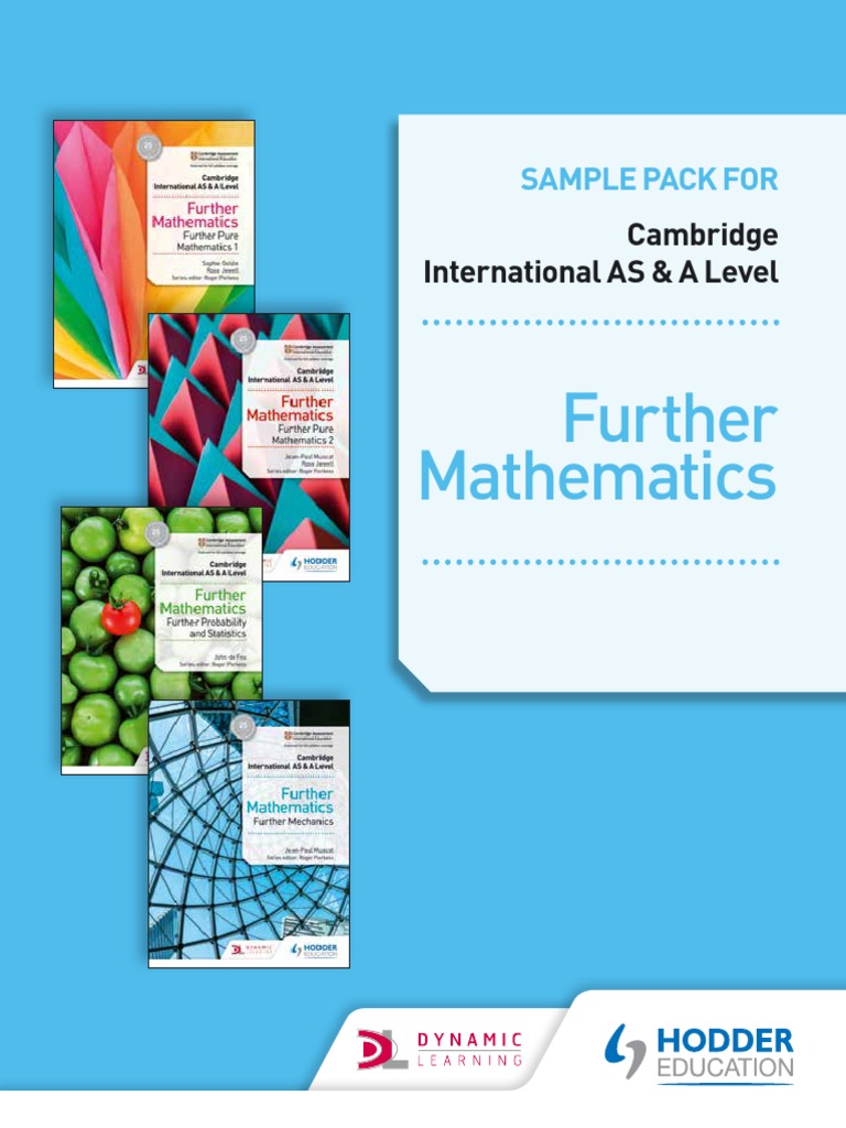 Cambridge AL Further Maths Complete Pack | PDF | Sine | Matrix ...