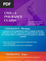 Chapter 4 Insurance Claim