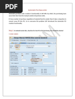 Automatic Purchase Order