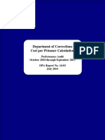 Department of Corrections - Performance Audit (DOC, 2013)