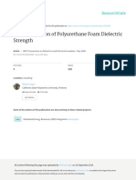 Characterization of Polyurethane Foam Dielectric Strength