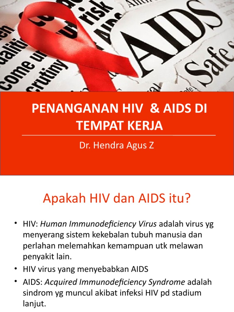 Penanganan Hiv & Aids Di Tempat Kerja | PDF