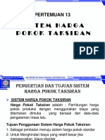 Sistem Harga Pokok Taksiran: Pertemuan 13