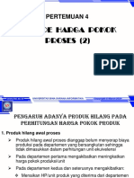 Metode Harga Pokok Proses (2) : Pertemuan 4