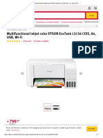 Multifunctional Inkjet Color EPSON EcoTank L3156 CISS