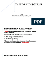 Kelarutan Dan Disolusi