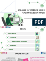 PDM Menuju Satu Data Asn (Direktur Materi 2)